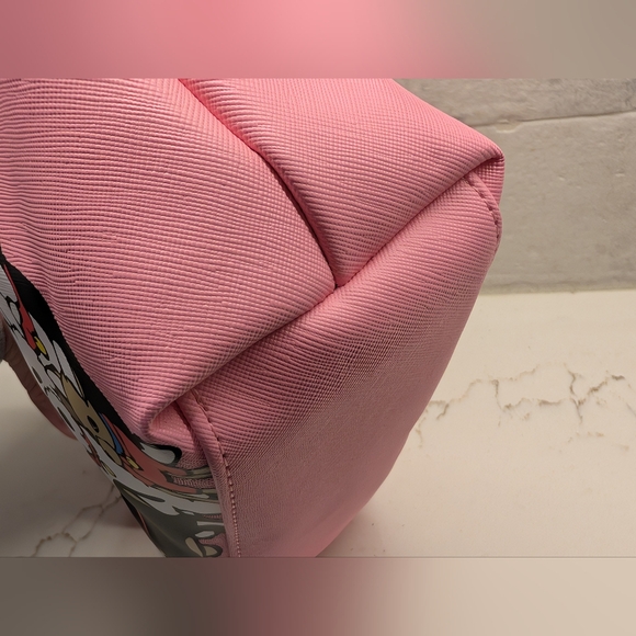 Marc Tetro Cosmetic Bag - NWT Dog Print Pink - Picture 6 of 9